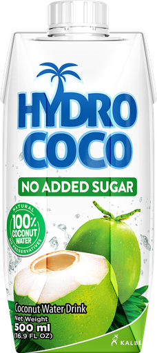 Hydro Coco No added Sugar  500ml / 12ct  Imported & Distributed by Kassir